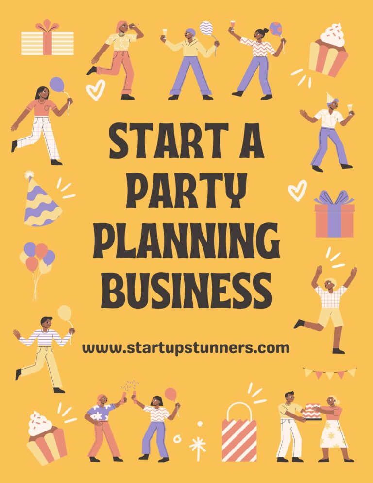what to do to start a party planning business