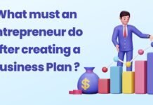 What must an Entrepreneur do after creating a wise Business Plan