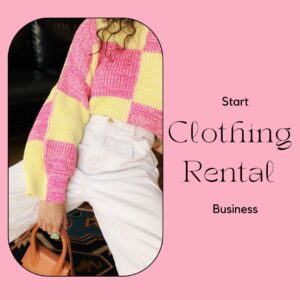 pink and white Clothing Rental Business