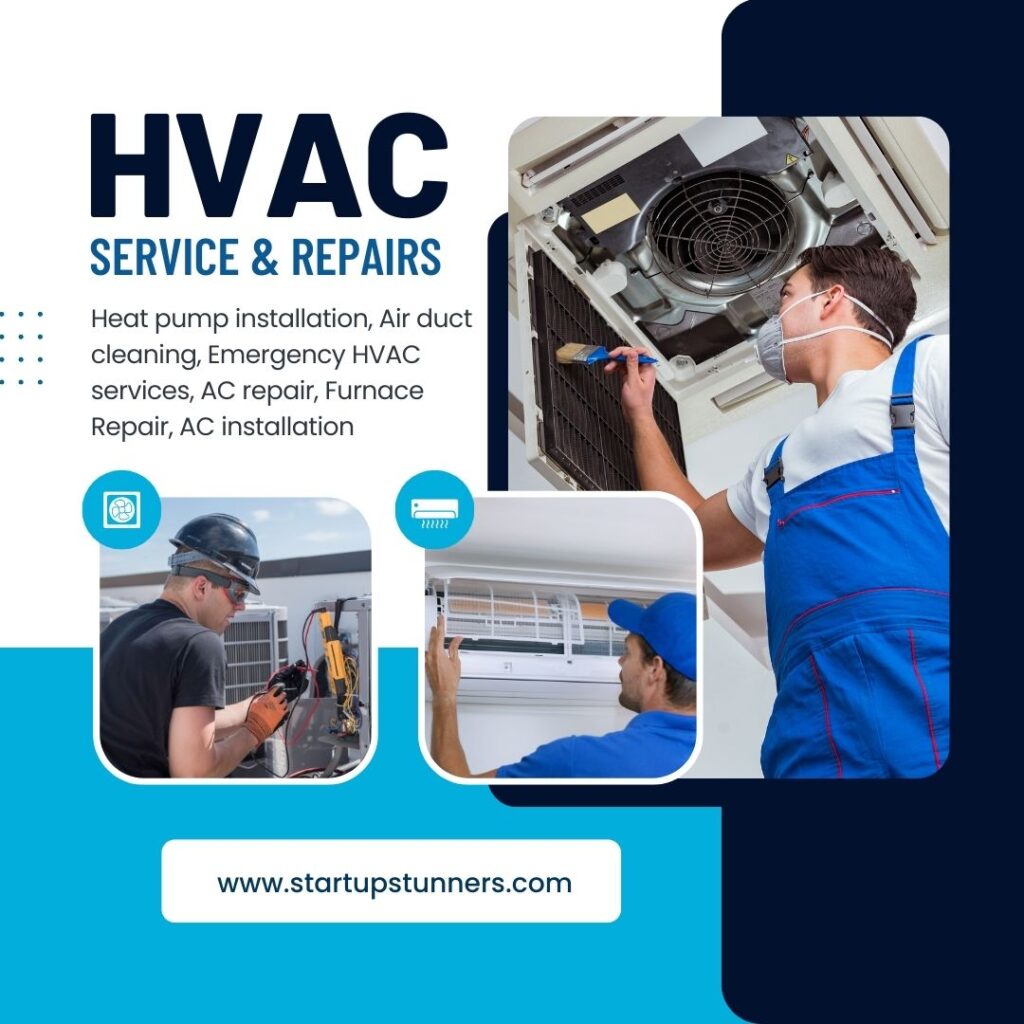 HVAC Services providers 3 men doing there work 