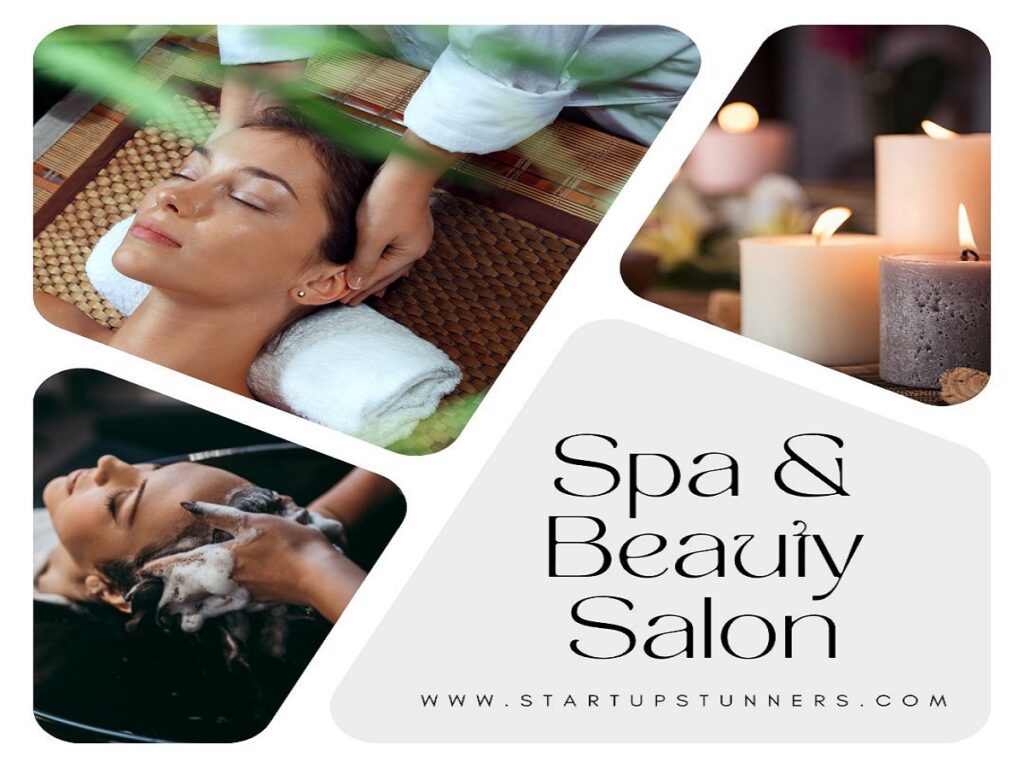 Spa & beauty salon showing services 