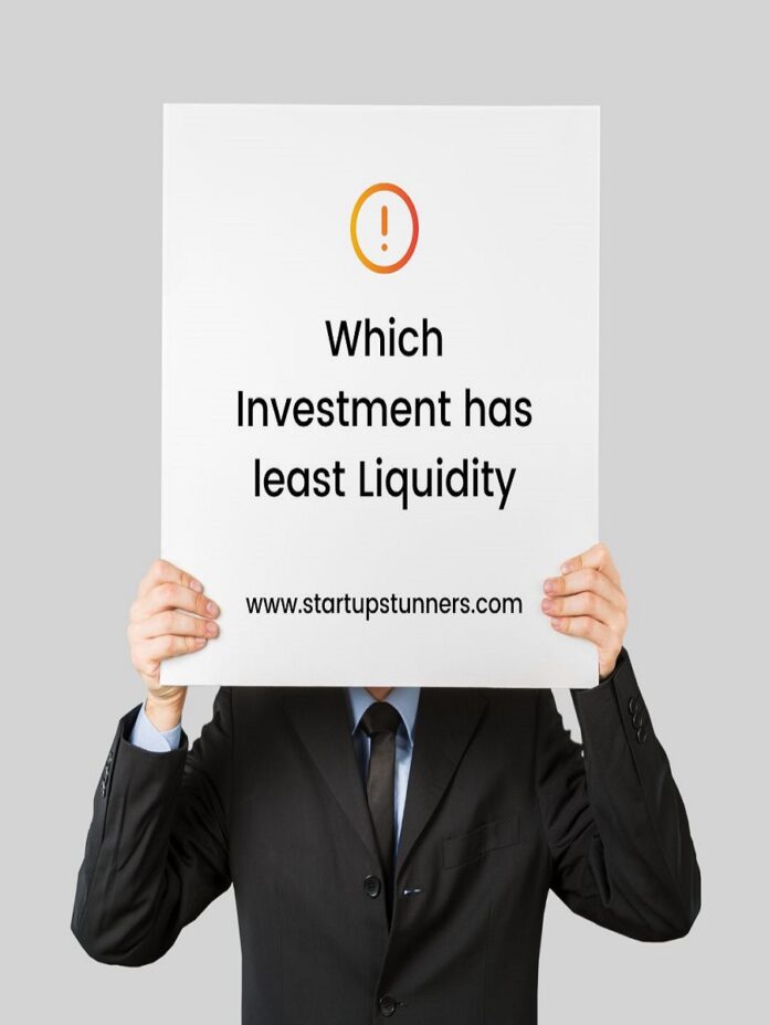 Which investment has least liquidity